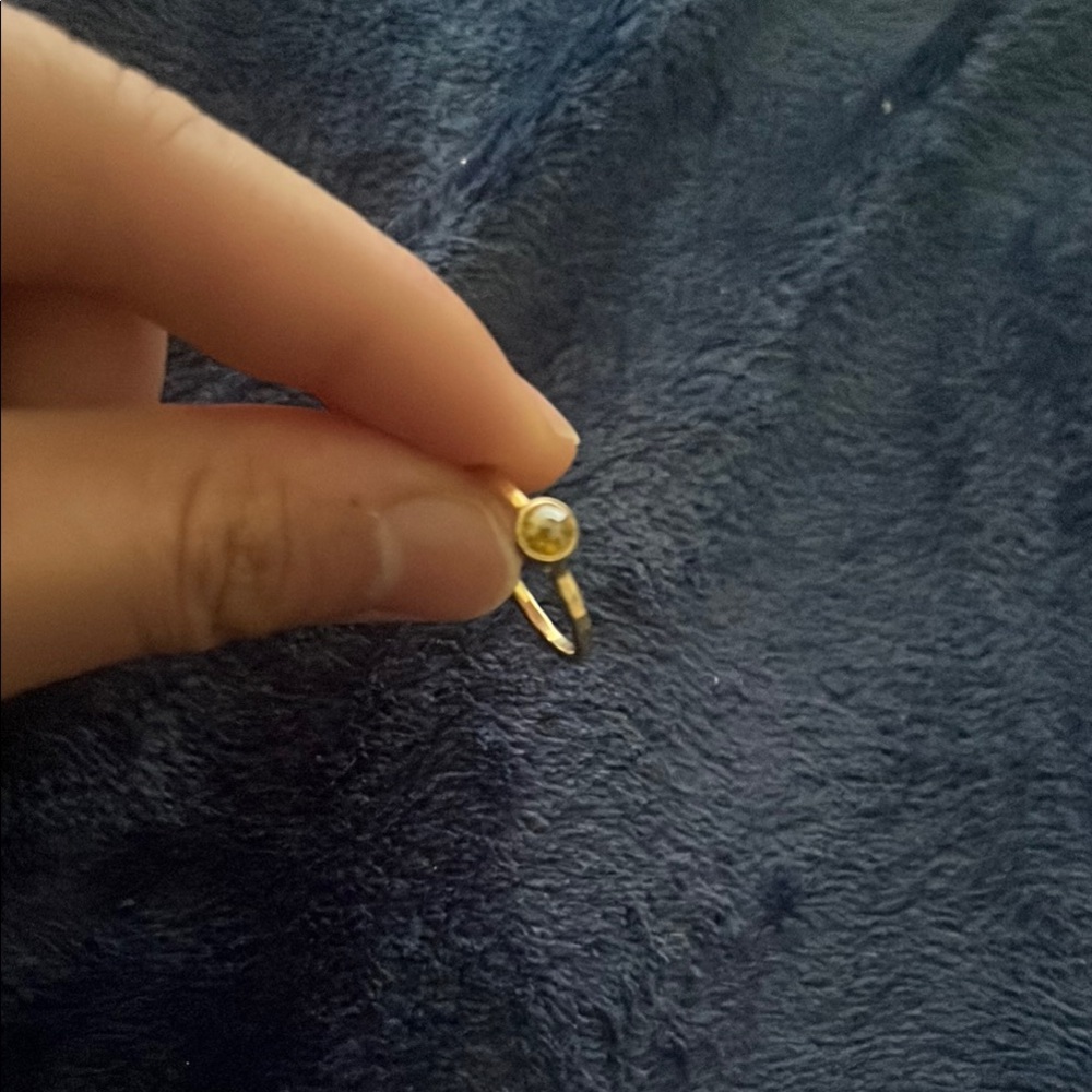 Melissa Joy Manning 18K Yellow Diamond Ring